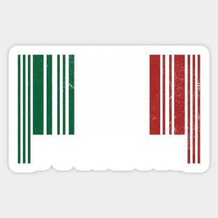 Italia barcode Sticker